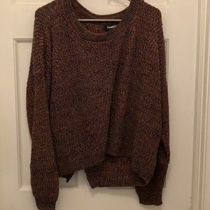 Express multi color sweater